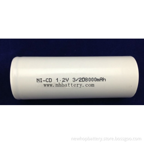 Hot Sale Battery. Ni-CD Batteries 1.2V 3/2d9200 9200mAh